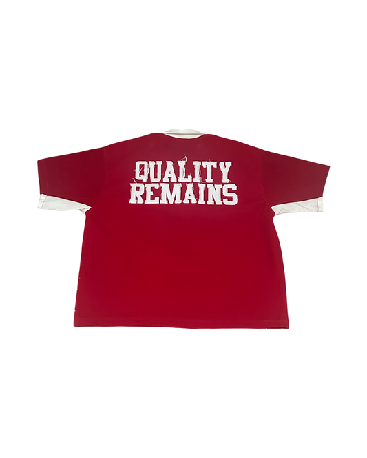 QR RHINESTONE VELOUR SHIRT