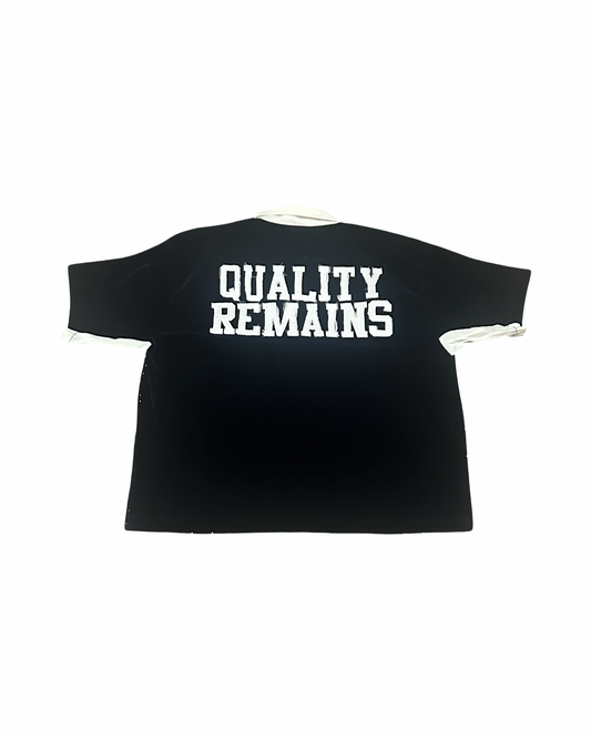 QR RHINESTONE VELOUR SHIRT