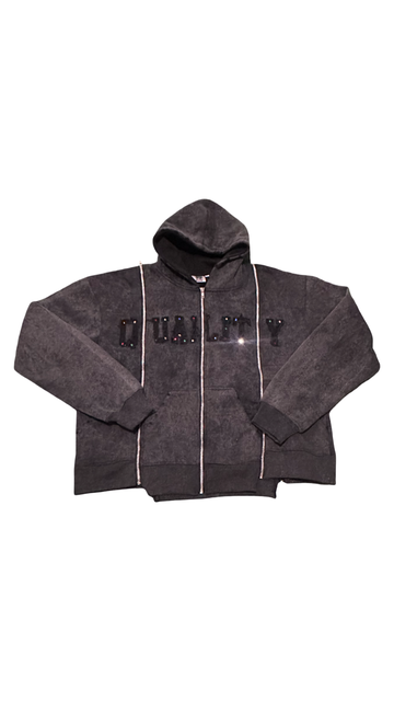 QUALITY TRIPLE ZIP HOODIE