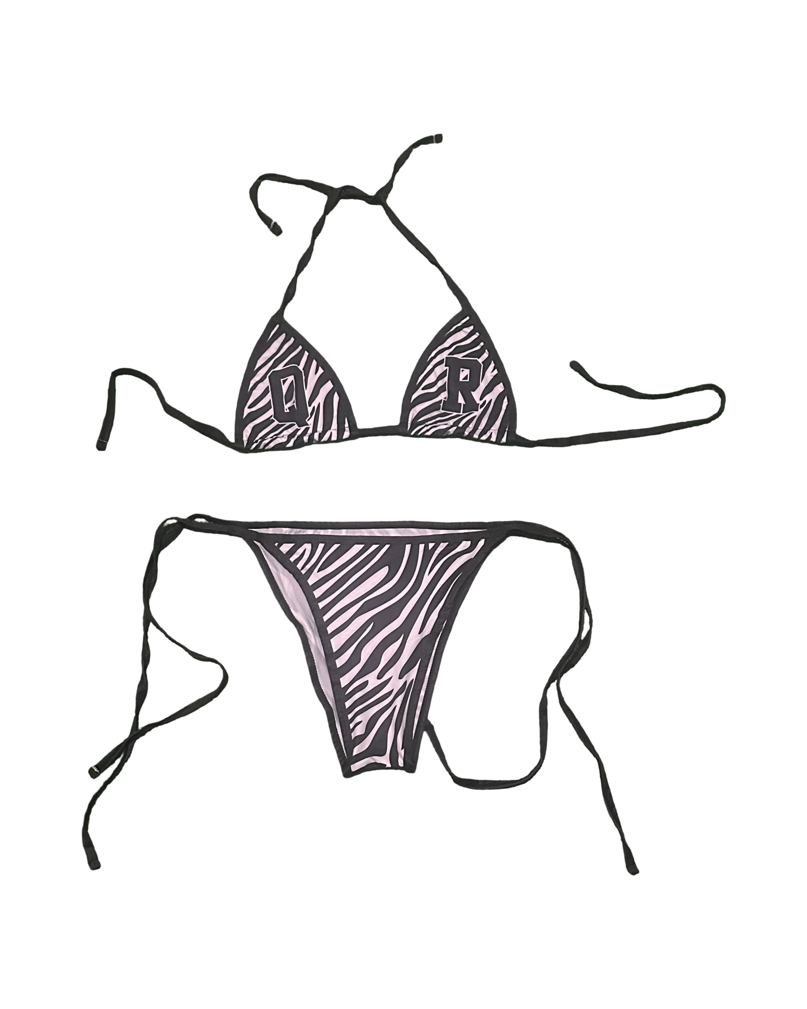 QR Zebra Bikini Set