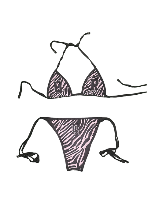 QR Zebra Bikini Set